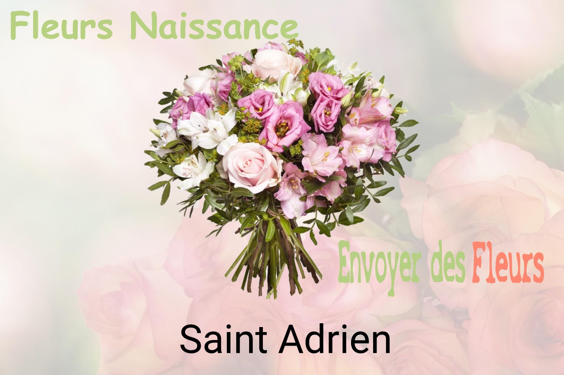 Bouquet de fleurs de naissance livré à Saint-Adrien